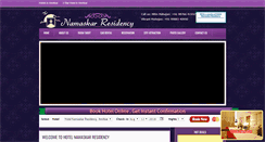 Desktop Screenshot of namaskarresidency.com