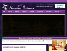 Tablet Screenshot of namaskarresidency.com